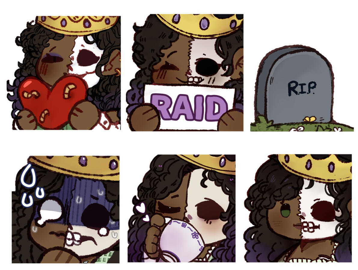 Emotes are by RyokoAoi on Twitter